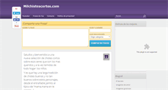 Desktop Screenshot of milchistescortos.com